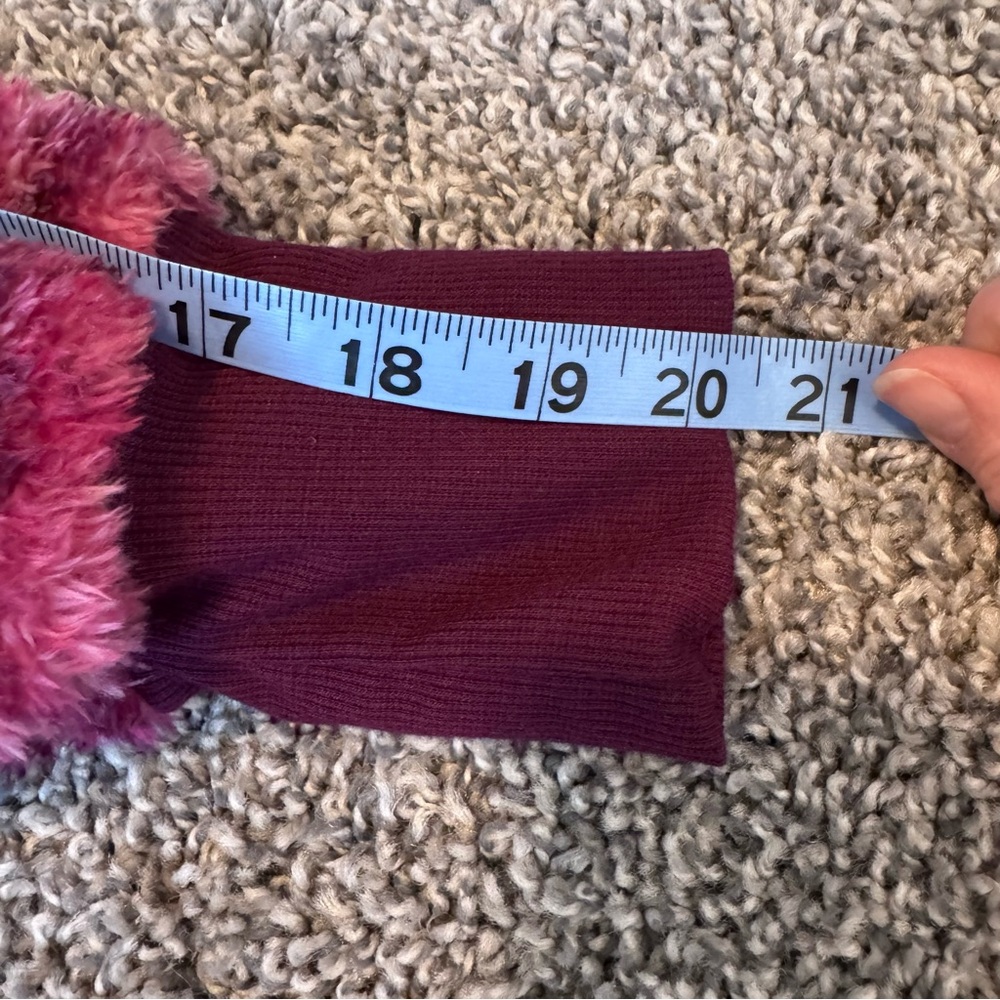 NWT LuLaRoe Nancy Fleece Pullover Pink & Purple Half Zip‎ Size Medium w/ Pockets - Picture 10 of 10